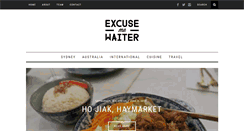 Desktop Screenshot of excusemewaiter.com